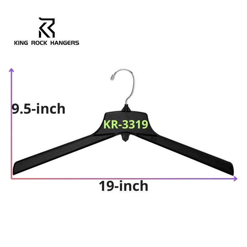 Plastic Coat Hanger KR-3319: Durable, Stylish & Eco-Friendly