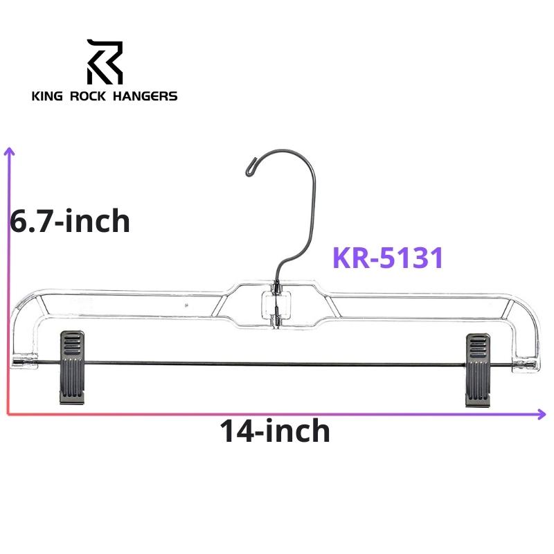 Clear Plastic Pants Hanger: Durable & Versatile Solution