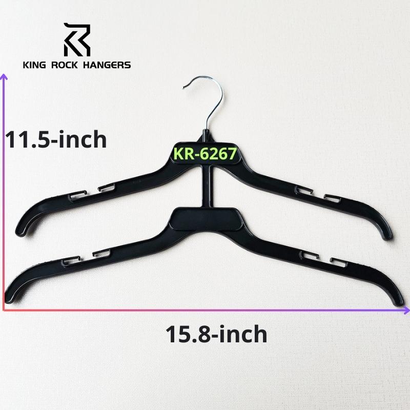 Maximize Space with the KR-6267 Double Layer Plastic Top Hanger