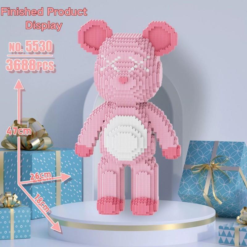 Oversized Plastic Brick Bear Educational Toy Holiday Gift